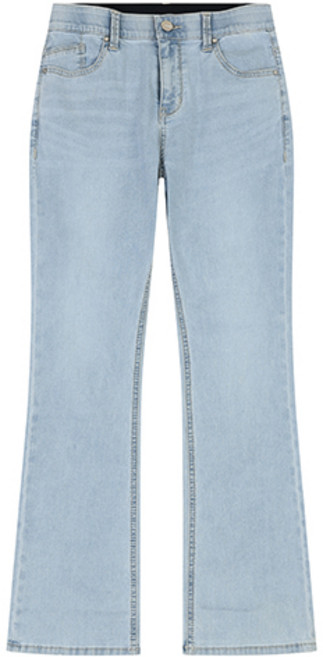 [잠뱅이] 여성 쿨맥스 오비안밴드 J엠보 탈색워싱 데님 팬츠 라이트블루