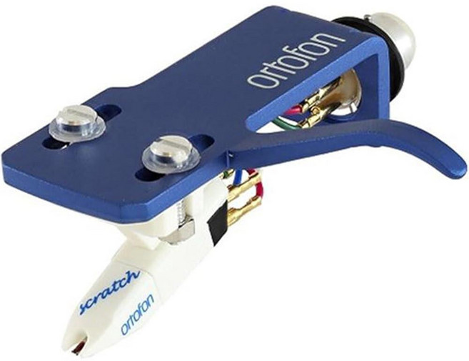 Ortofon OM Scratch 헤드쉘에 화이트 프리마운트, Ortofon OM Scratch 헤드쉘에 화이트 프리, 1개