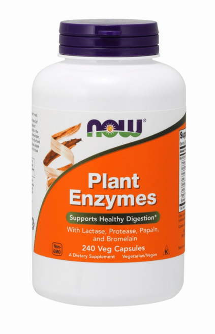 NOW Foods 植物酵素素食膠囊, 240顆, 1罐