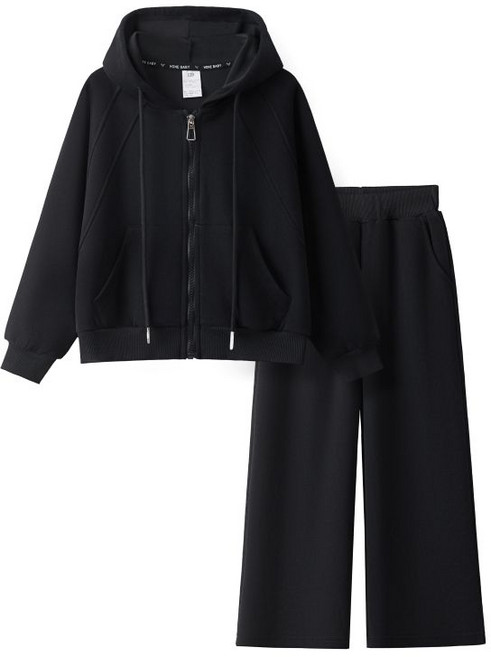 크리스탈하우스 아동 여아 주니어 후드 집업 추리닝 바지 상하복 CE012