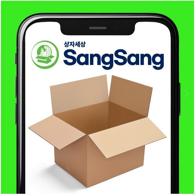 상자세상 TBG 택배박스 가로규격 100~ 500mm, 90개, 연한 갈색