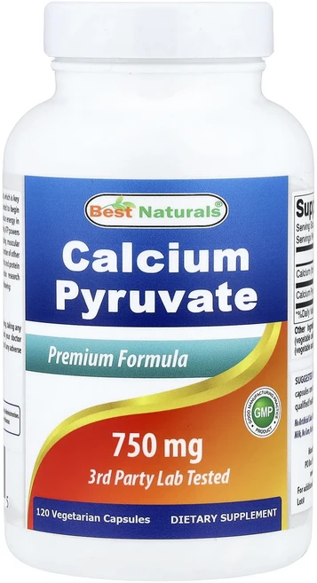 Best Naturals 칼슘 피루베이트 750mg 베지 캡슐 120정, BestNaturals칼슘피루베이트750mg베지캡슐12, 1개 - 쿠팡