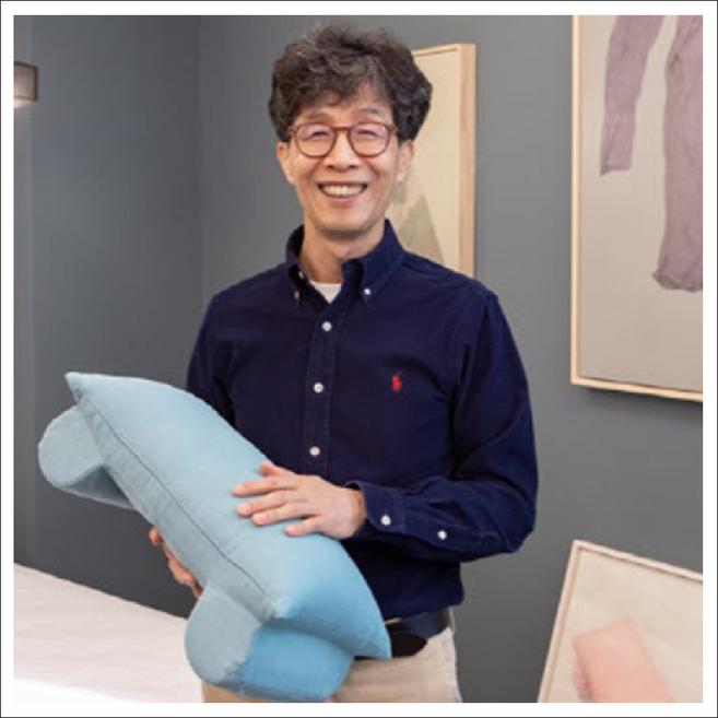 홍성돈숙면베개 베리굿 베개, 블루, 1개