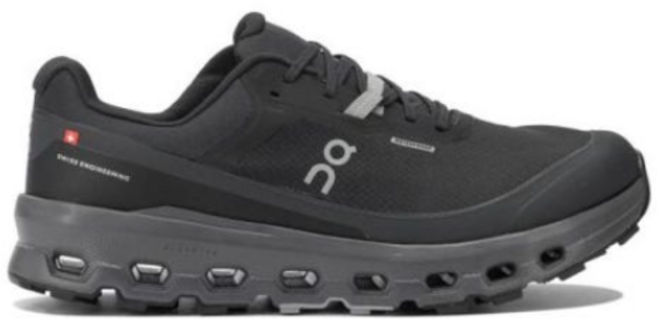 온러닝 클라우드 비스타 2 워터프루프 남성 여성 트레일 런닝화 On Cloudvista 2 (증정품 수납백), Black Eclipse, 280