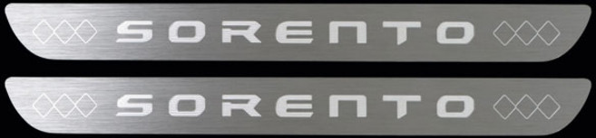 위드미카 2025 쏘렌토 MQ4 페이스리프트 호환 알루미늄 도어스텝 스커프 실내 인테리어 몰딩 악세사리, 04. 쏘렌토MQ4_FL - 도어스커프_2열(2P), 기타