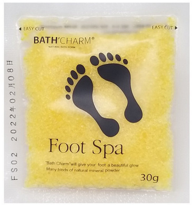 이스라엘 사해소금 입욕제 풋스파족욕제 레몬 10개, 30g