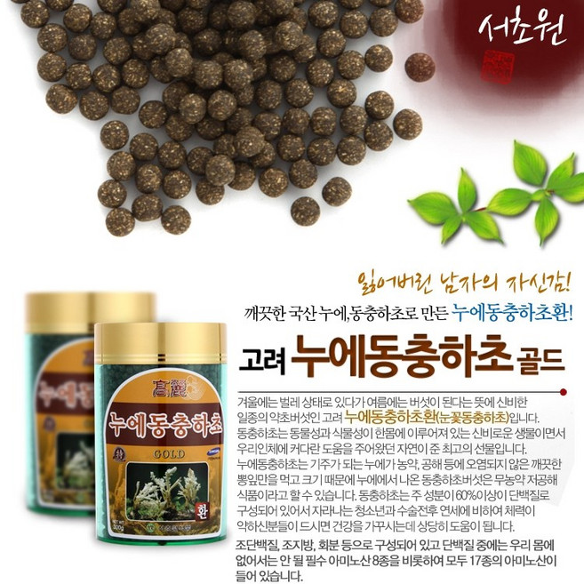 서초원 누에동충하초환골드(병)(300g), 300g, 1개