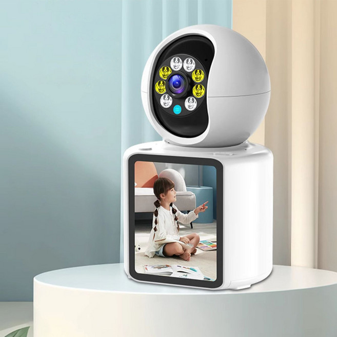 양방향 통화 홈캠 실내카메라 실시간 모니터링 가정용 보안 감시카메라 반려동물 노인 돌봄, 1개, JH