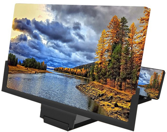 高清手機螢幕放大器 可折疊便攜 適用多種手機型號 緩解眼睛疲勞, 1個, B82