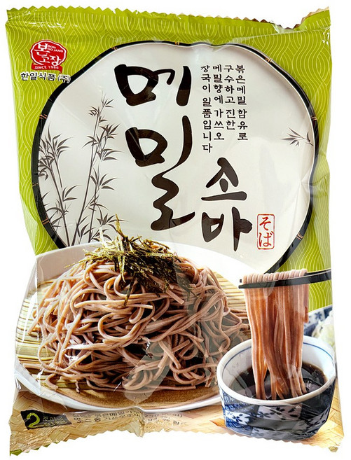한일식품 본고장 메밀소바 2인 423.4g, 1개