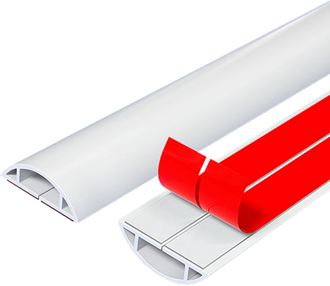 리빙로드 전선 몰딩 보호대 2M (3cm), 화이트, 1개