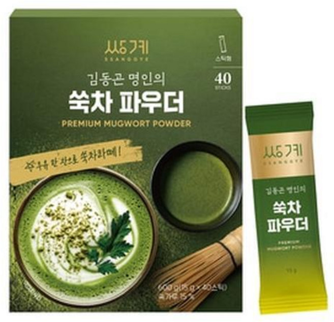 코스트코 쌍계 김동곤 명인의 쑥차파우더 15g x 40 688405, 1개, 40개입