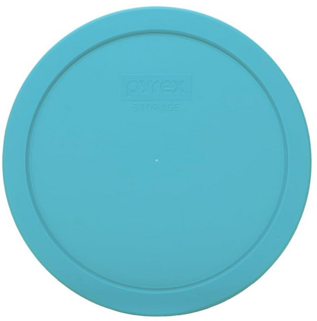 Pyrex 7402-PC 청록색 식품 보관 교체 뚜껑 이 뚜껑은 Pyrex 7402 6컵 조각 믹싱 볼 및 7203 7컵 유리 그릇에 적합 2팩 - 미국 제조 196305, 1