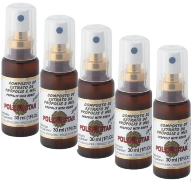 브라질 폴리넥타 그린 프로폴리스 스프레이, 5개, 30ml - 쿠팡
