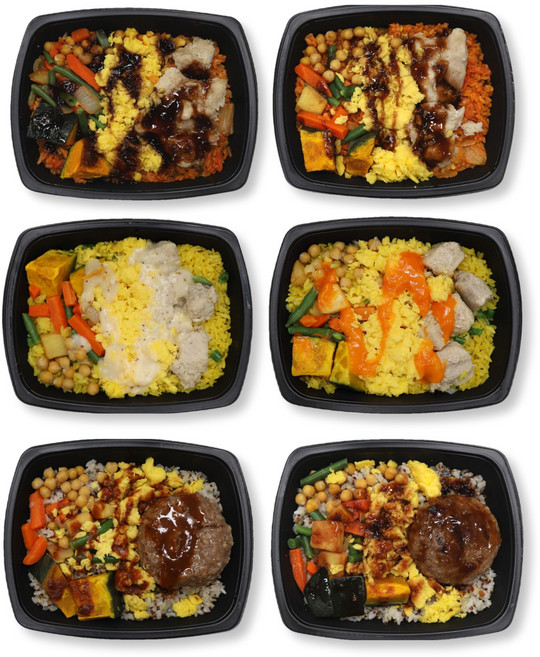 러블리킹콩 양많고 든든한 단백질 냉동도시락, 6개, 300g