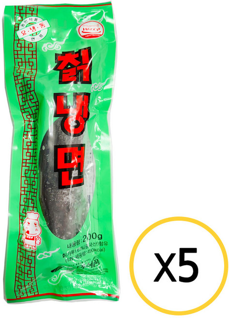 농민식품 칡냉면 200g, 5개