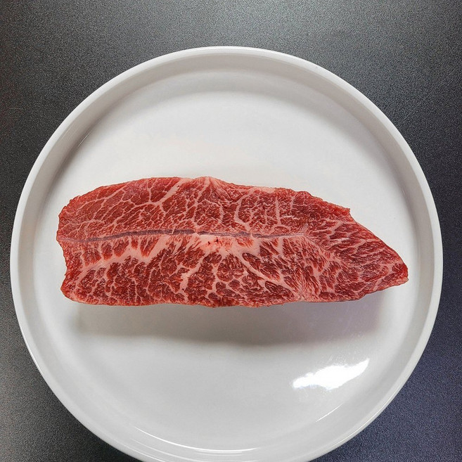 [제니네 제철과일] 산지직송 국내산 한우 부채살 스테이크 소스 버터포함, 1개