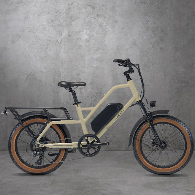 2025 알톤 알마타 FB 광폭타이어 48V 500W 20AH 짐받이 전동 전기자전거, 1개, 190cm, 매트블랙(PAS스로틀겸용)