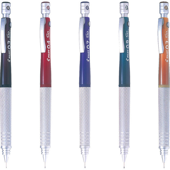 파이롯트 S10 샤프 1자루 (HPS-1SR-), TB3투명블랙(0.3)