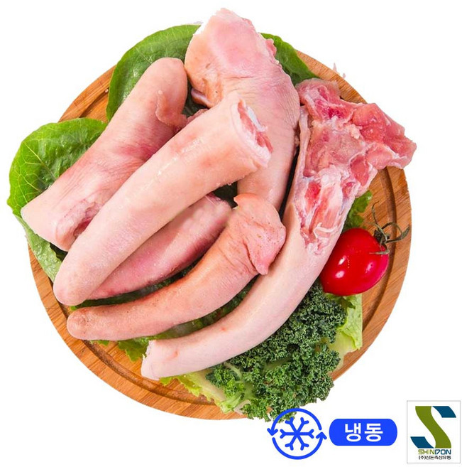 [대국맛짱] 국내산 한돈 돼지꼬리, 1개, 1kg