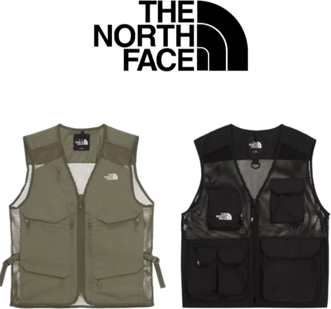 (신상) 2025 노스페이스 여름 조끼 남성 여성 공용 봄 여름 통기성 냉감 기어메쉬 베스트 자켓