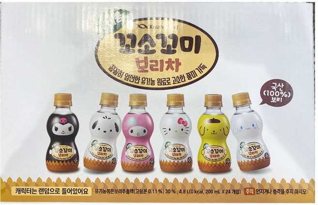 광동 유기농 꼬소꼬미 보리차, 1박스, 24개입, 200ml