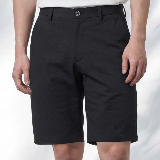 루크 남성 여름 구김 없는 5부 슬랙스 정장 반바지 시원한 남자 링클프리 와이드 팬츠 출근 하객 결혼식 얆은 바지