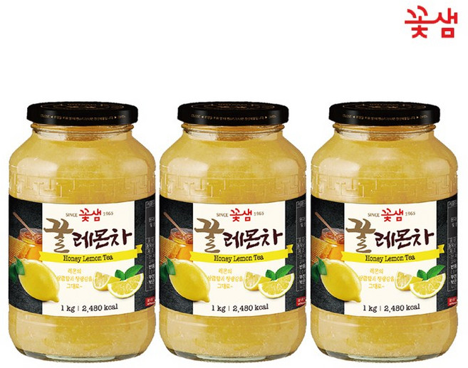 꽃샘 꿀레몬차, 1kg, 1개입, 3개