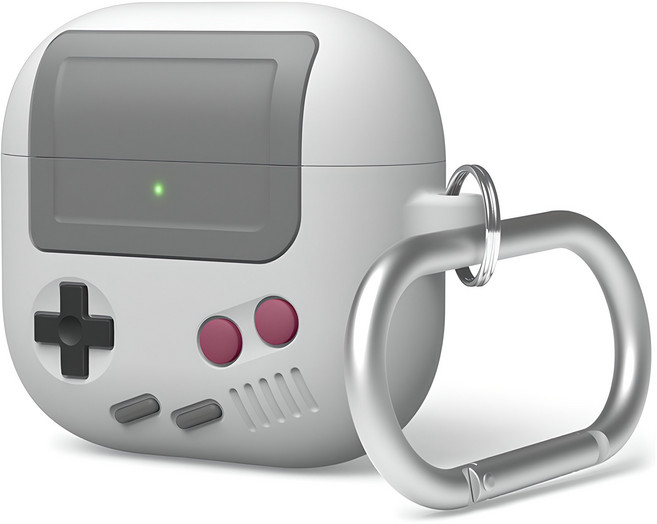 엘라고 AW5 행 케이스, 에어팟 4, 라이트그레이, 1개