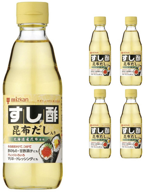 mizkan 味滋康 昆布壽司醋, 5個, 360ml