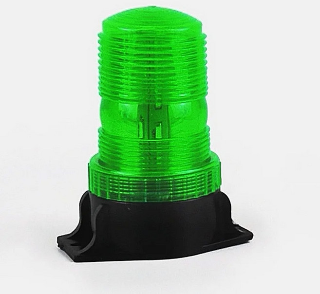 12 24V 48V 경고 30 파란색 80V LED 비상 라이트 지게차 플래시 스트로브 빨간색 옥상 호박색 60 밝은, 12 80V GR N light, 1개