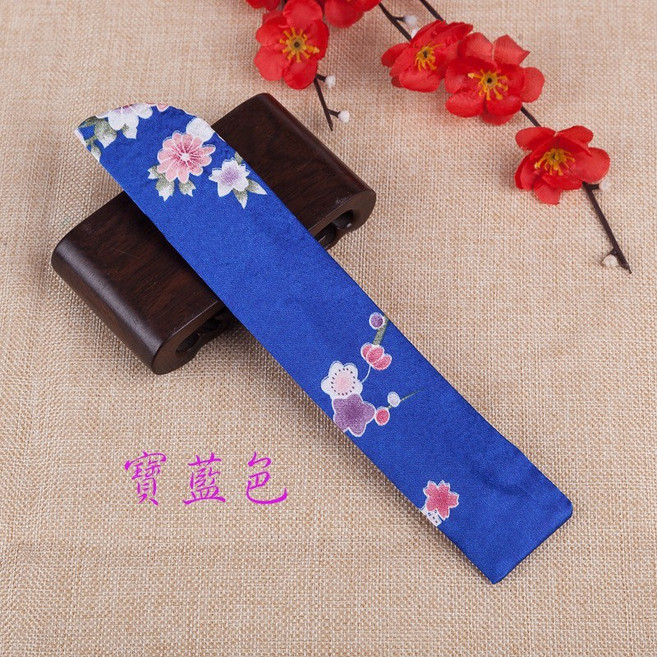 扇套 女扇袋 折扇袋子 印花扇套 絲綢扇袋 錦緞袋, 黑色, 黑色