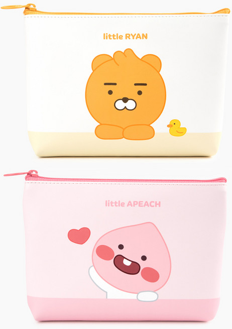 카카오리틀프렌즈 납작 뷰티 파우치 9500