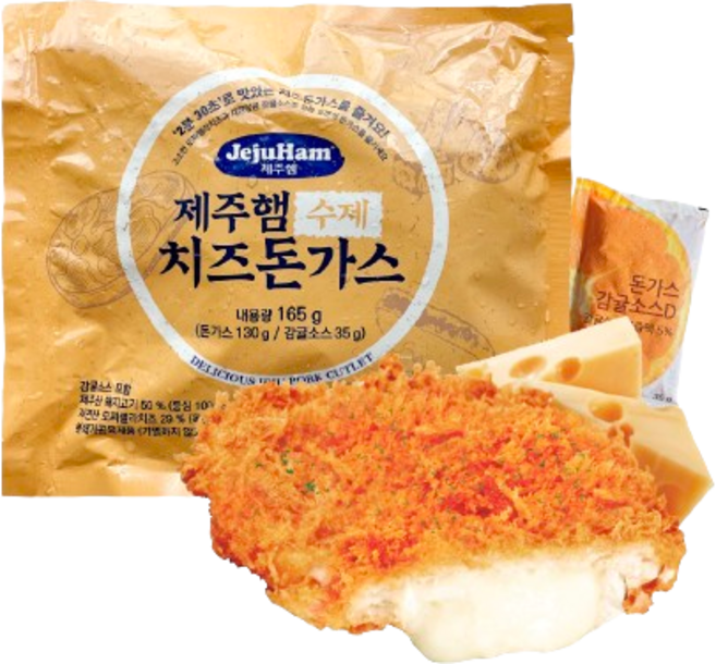 제주육시대 제주산 수제 치즈돈까스 165g HACCP 인증 제조시설, 1개