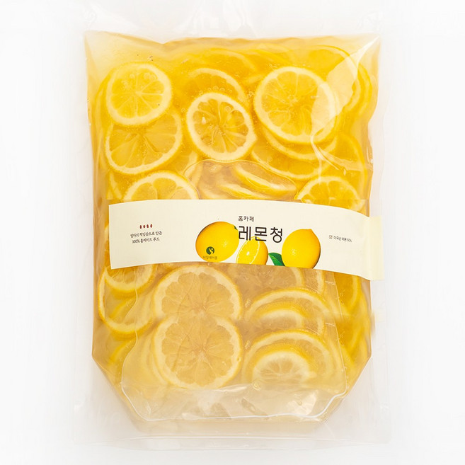 레몬듬뿍 수제 레몬청 허밍테이블 홈카페, 2kg, 1개입, 1개