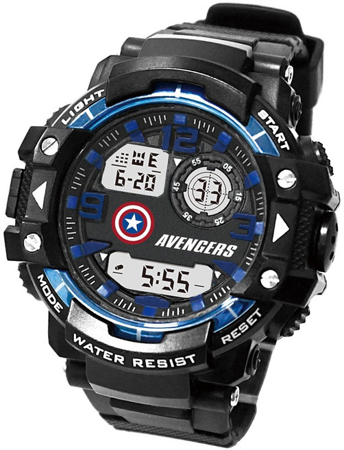 Marvel 漫威 美國隊長 多功能電子錶