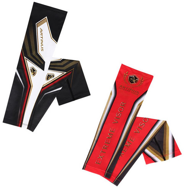 아티누스 AA-819 AA-817 승화전사 쿨토시 팔토시 낚시 등산 캠핑 레져 토시, AA-817 블랙레드