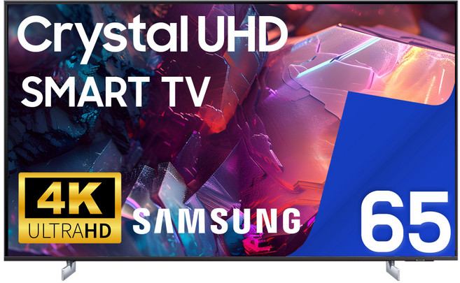 삼성 TV 65DU8000 크리스탈 UHD 4K 163cm(65인치) LED 스마트 티비 유튜브 넷플릭스 디즈니 미러링, 방문설치, 스탠드형