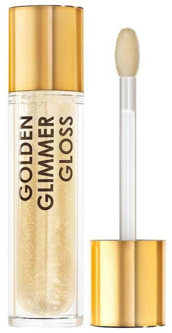 Natasha Denona 골든 글리머 글로스 쉬머링 립 플럼퍼 4.4ml(0.17 액량 온스) (1팩) 고광택 마감, 1