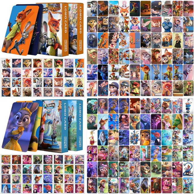 디즈니 주토피아 풀패키지 포토카드 184장 포카 120장 스티커 64장 선물용, 184개, 혼합색상