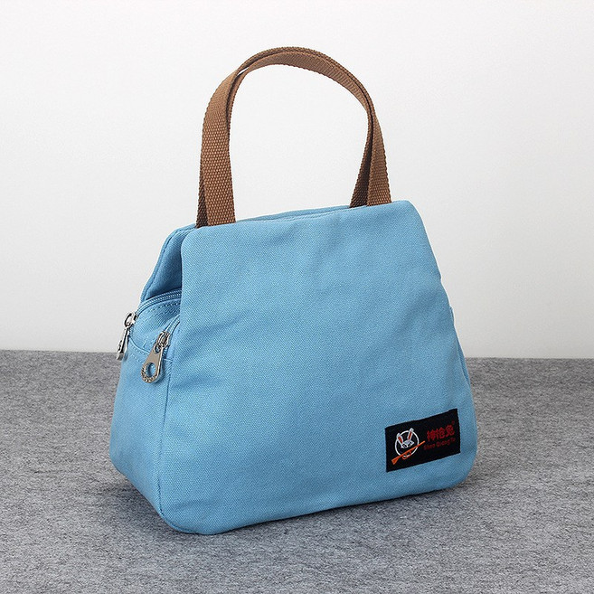 COSYEVNO 코튼 캔버스 미니 여성용 토트 백