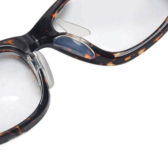 6p/12p 실리콘 안경 코받침 고정 패드 뿔테 미끄럼 흘러내림 방지