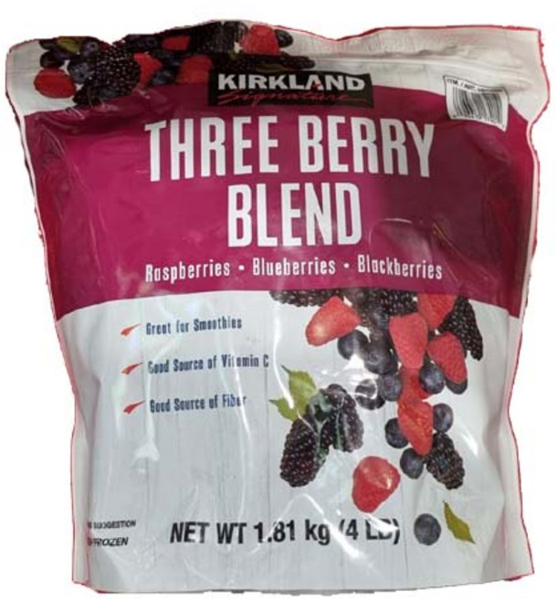 [코스트코]커클랜드 냉동 쓰리베리 블렌드 1.81.kg, 1개, 1.81kg