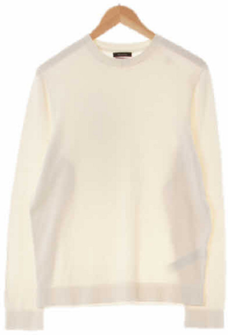 5881 마시모두띠 크림 면 미니멀크루넥니트 [M]