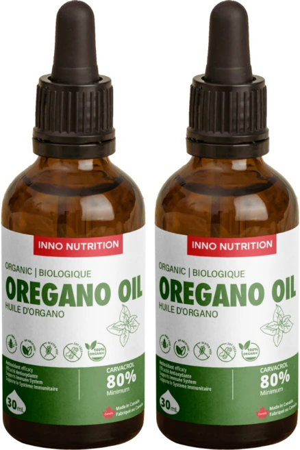 이노뉴트리션 천연 오레가노 오일 100% 원액 카바크롤 85% 함유 효능, 2개, 30ml - 쿠팡