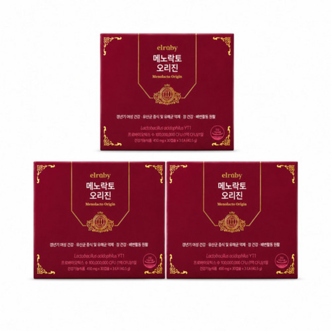 휴온스 엘루비 메노락토 오리진, 3개, 90정