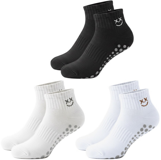 에버데이 3켤레 논슬립 여자 필라테스 양말 요가양말