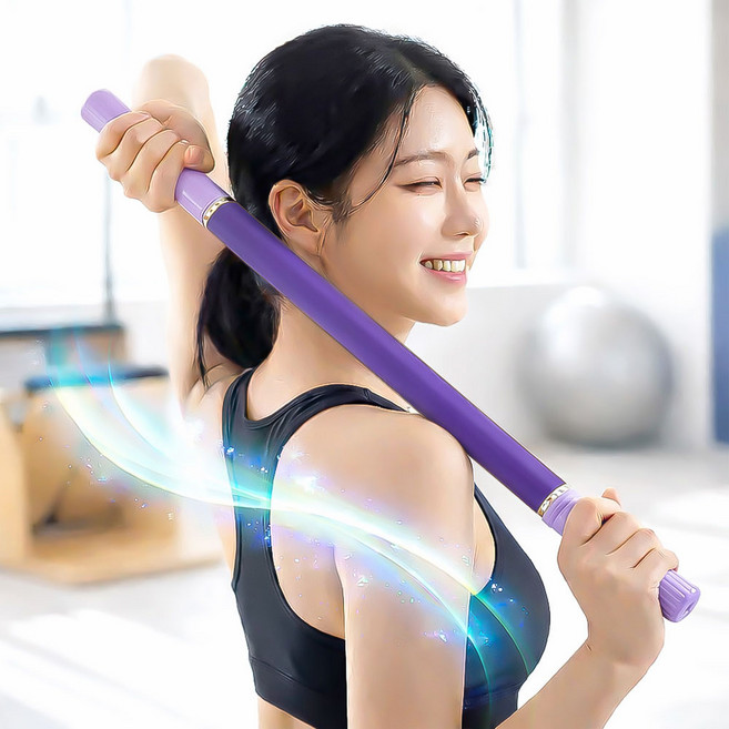 시크리치 근육이완 릴렉스 마사지 스틱, 퍼플, 1개