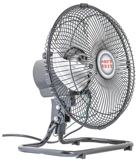 惠騰 12吋360度電風扇, 黑色