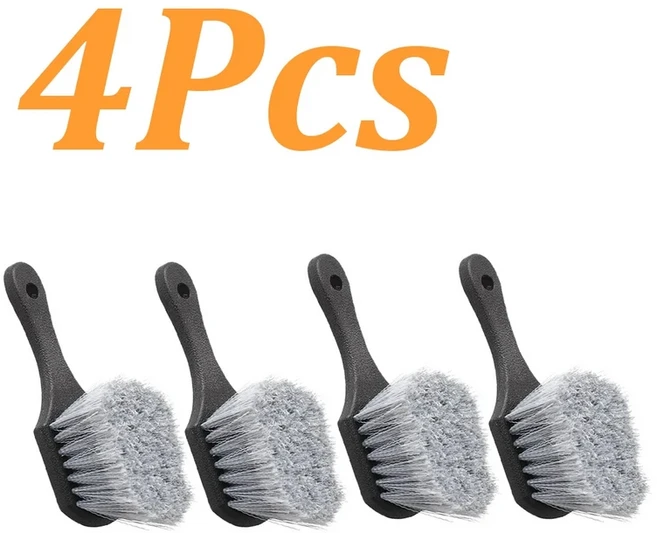 1-5Pcs 자동차 바퀴 림 청소 브러시 ​​디테일 범용 휠 타이어 액세서리 차량 유지 보수 도구, 02 4Pcs